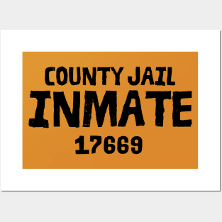 Halloween County Jail Inmate Costume Posters and Art